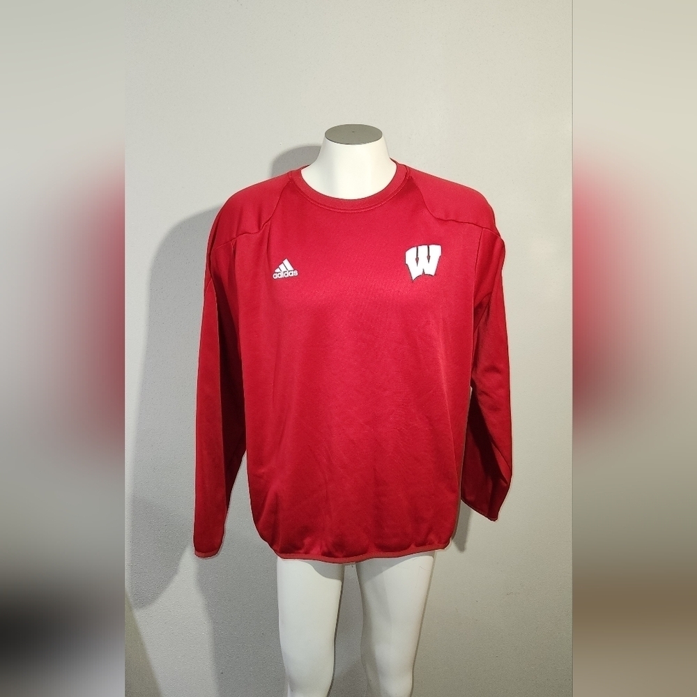 Adidas Adizero Climawarm Long Sleeve Wisconsin Badgers Men's Size Large